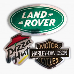 Adesivo Poliéster Cromado Corte Especial